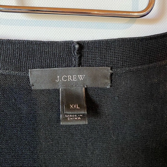 J. Crew Thin black merino cardigan SZ XXL - Picture 2 of 5